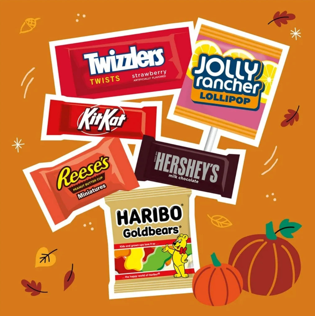 Hershey’s Miniature Treat Selection Bag (100 sweets)